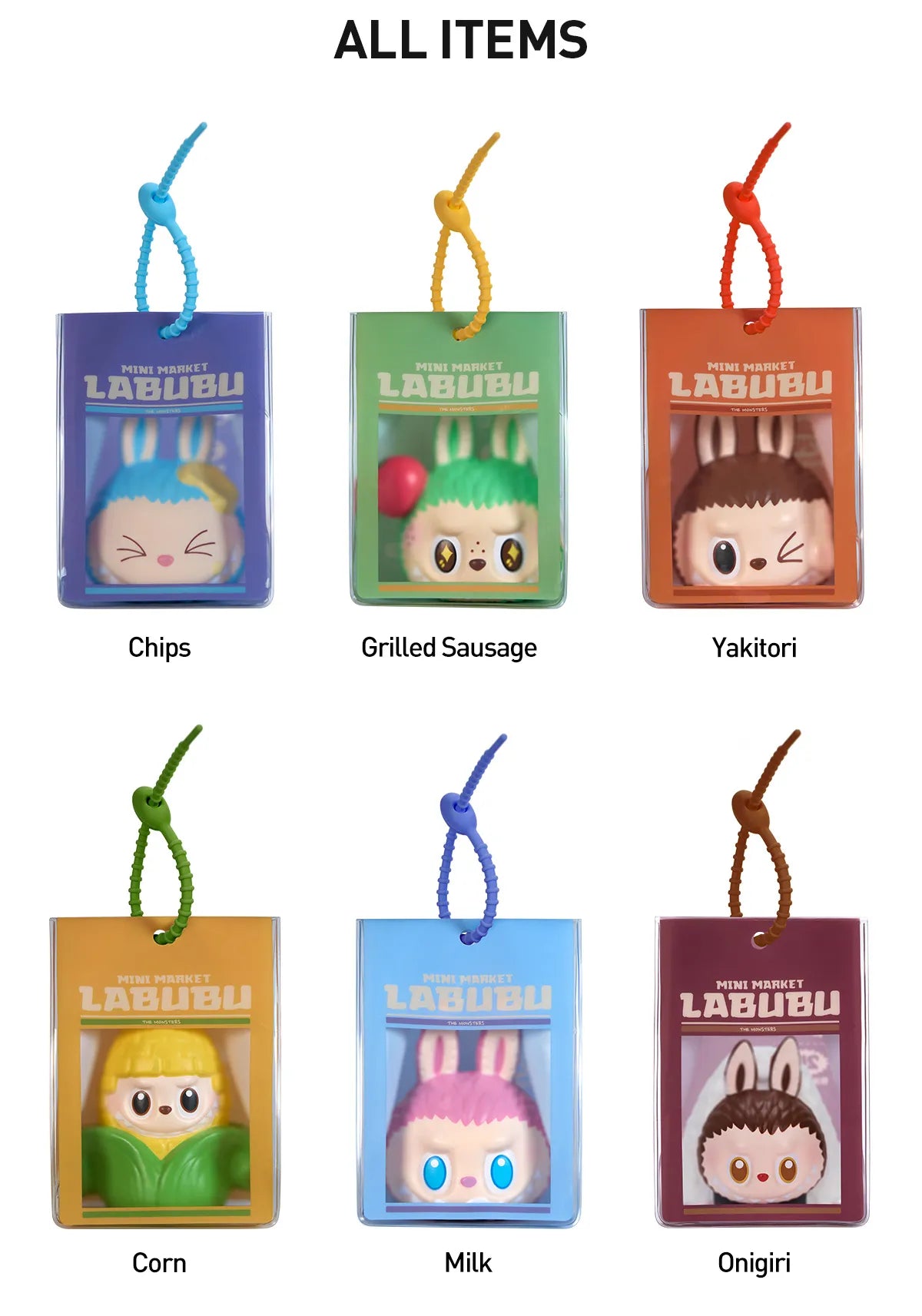 THE MONSTERS Wacky Mart Series-Pinch Pendant Blind Box (Single)