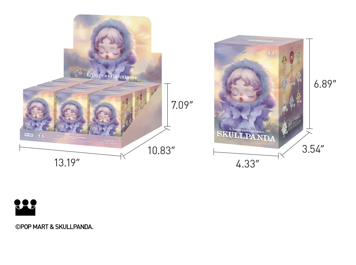 SKULLPANDA L'impressionnisme Series Plush Doll (Sealed Case)